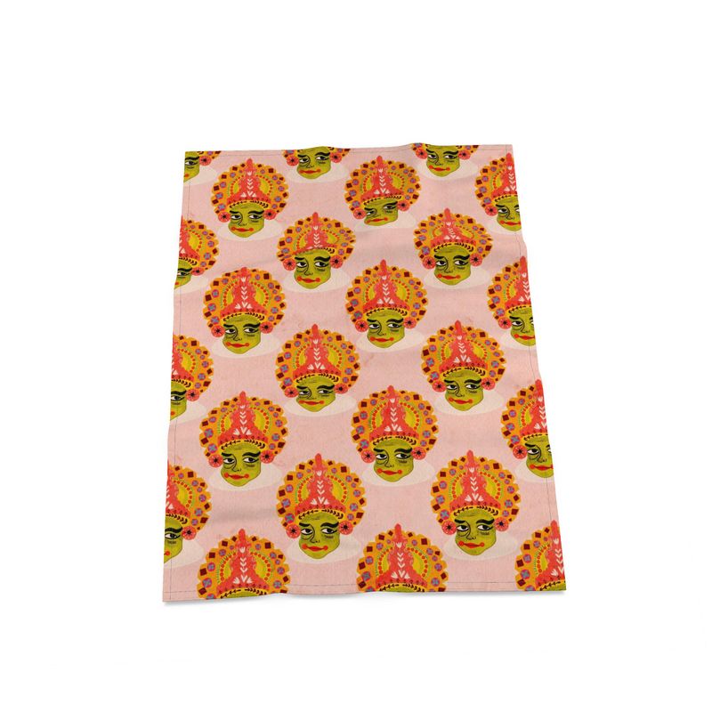 Kathakali Double Oven Glove + Table Runner Kathakali + Tea Towel Kathakali