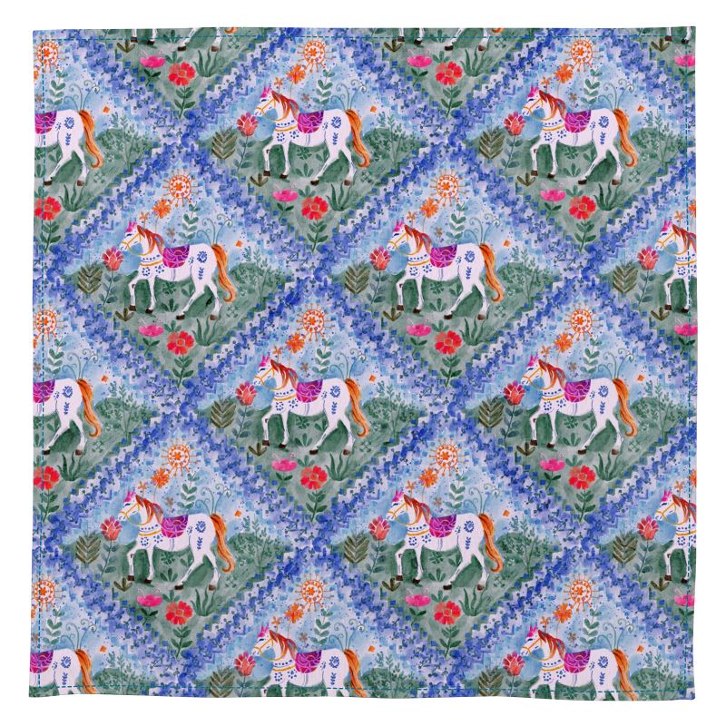 Napkins Hand Stitched Horse Haven (sold as a set of 6)