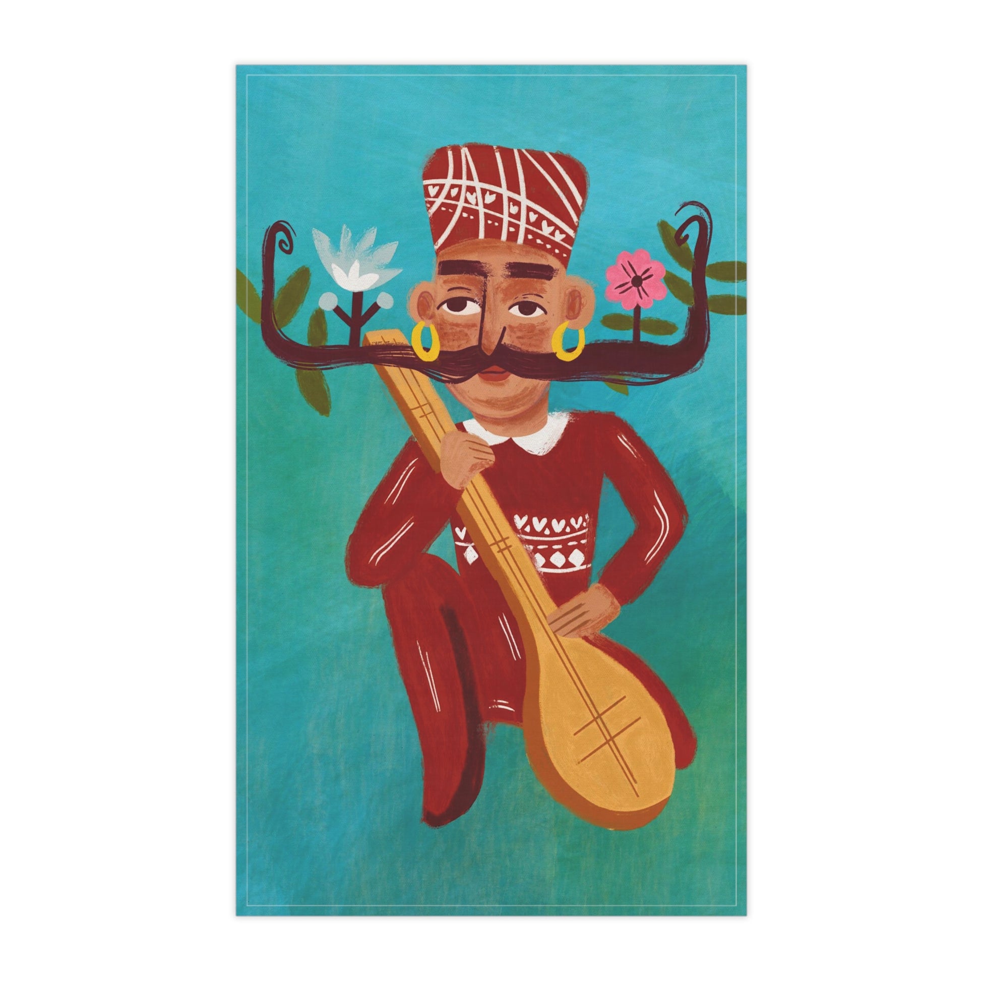 Stache Beats Kitchen Towel