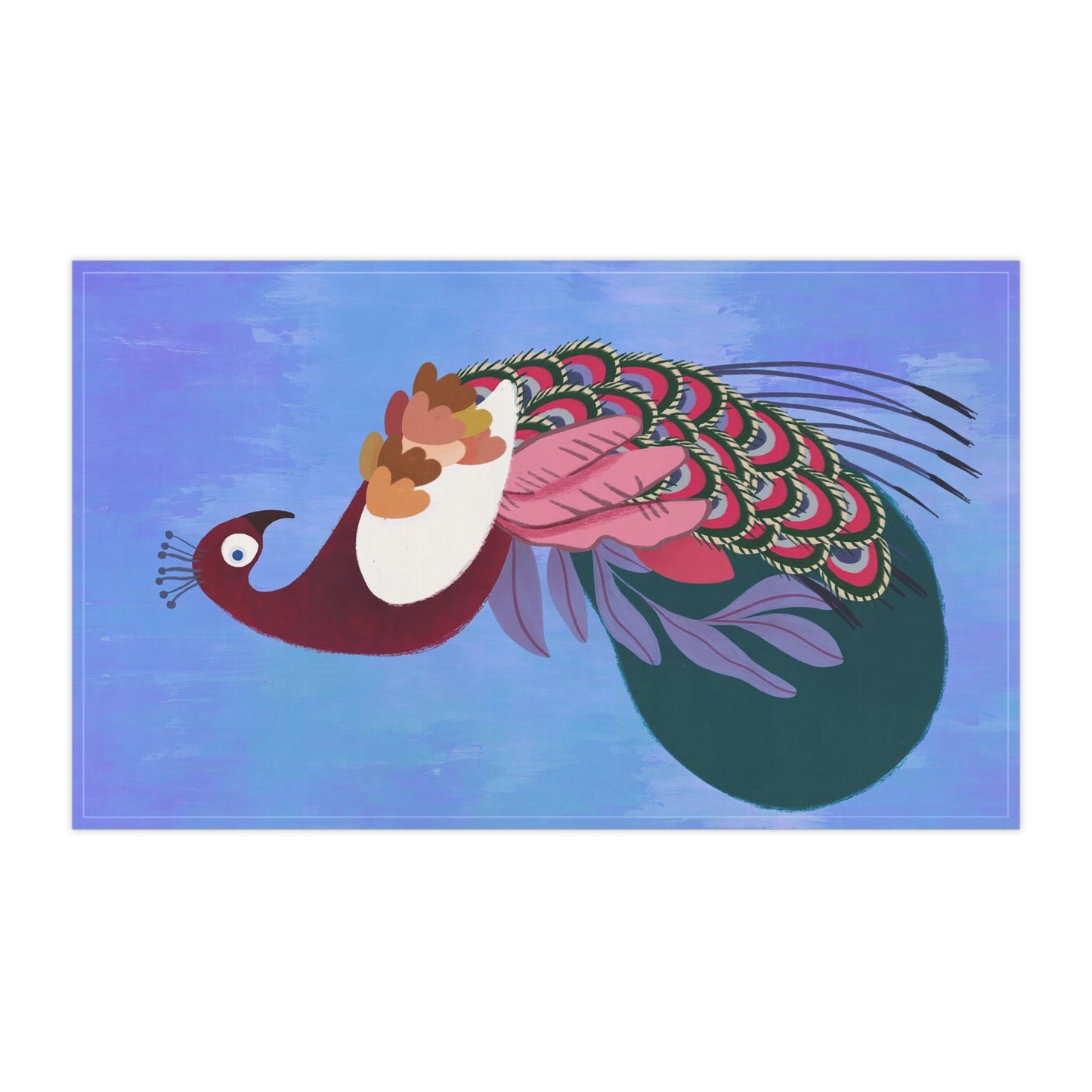 Peacock Kitchen Towel