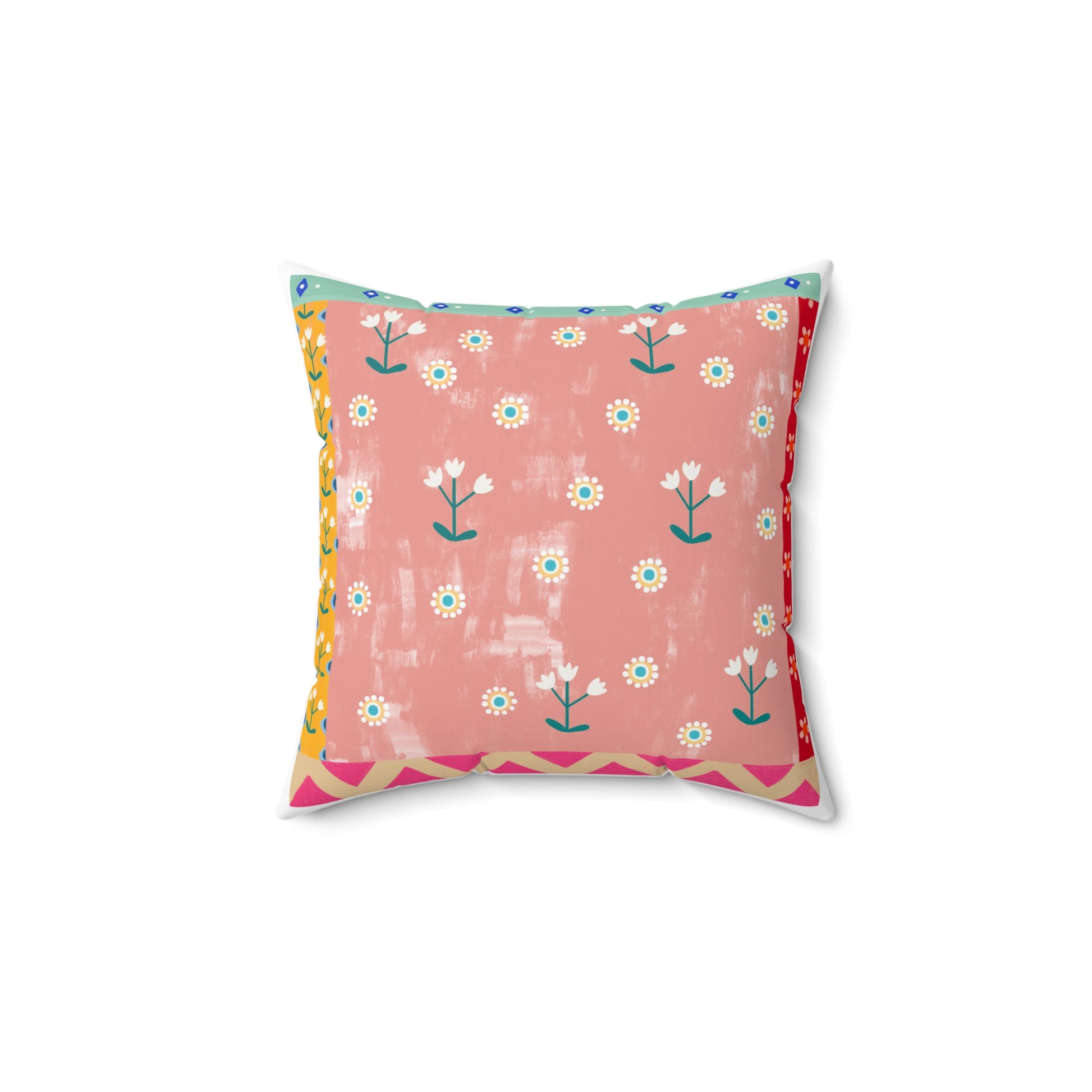 Timeless Petals Spun Polyester Square Pillow