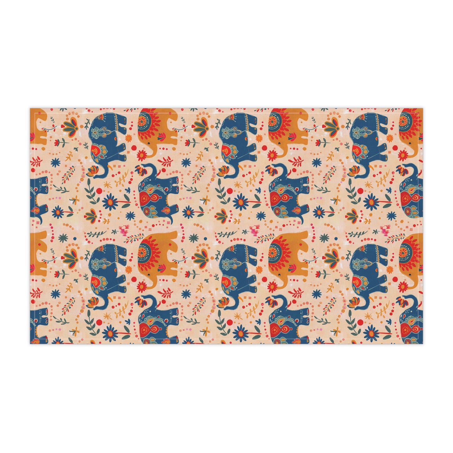 Lucky Elephants Kitchen Towel