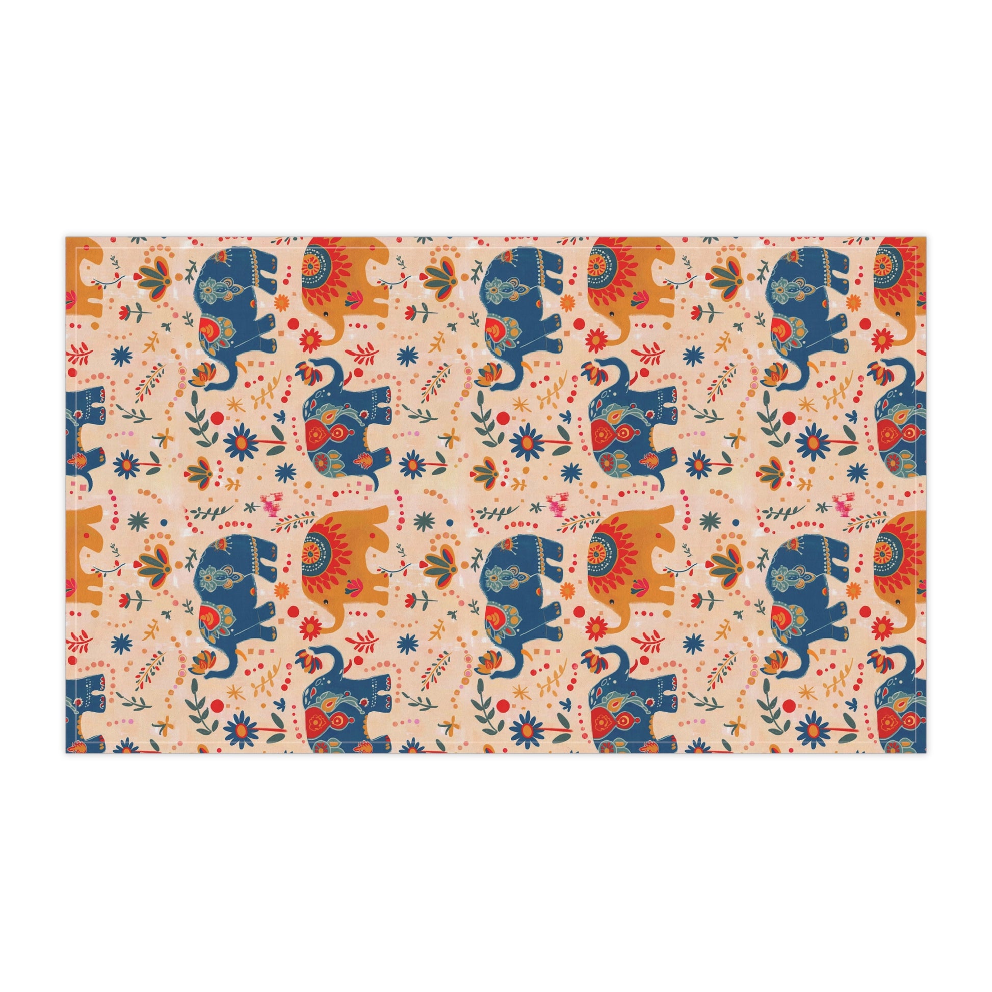 Lucky Elephants Kitchen Towel