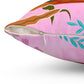 Blue Panther Spun Polyester Square Pillow