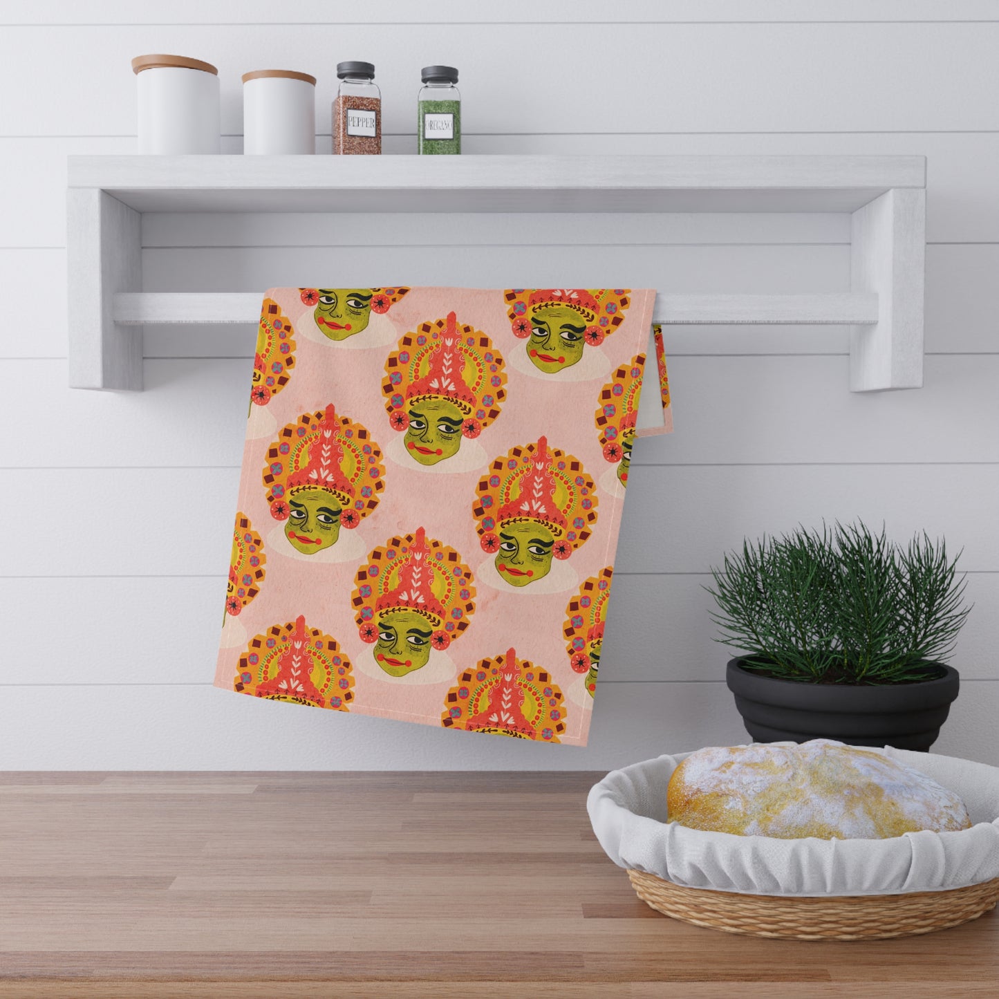 Kathakali Kitchen Towel