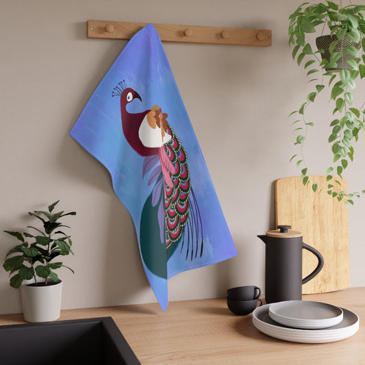 Peacock Kitchen Towel