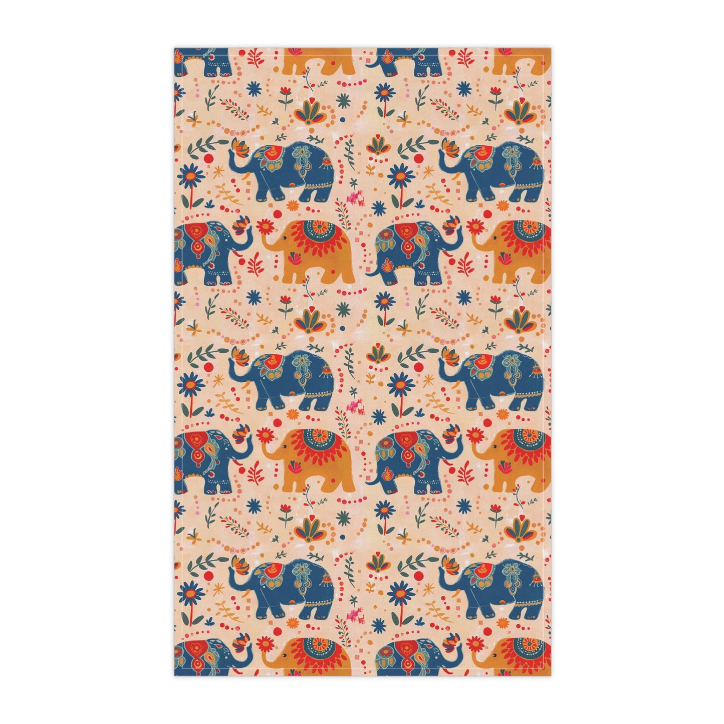 Lucky Elephants Kitchen Towel