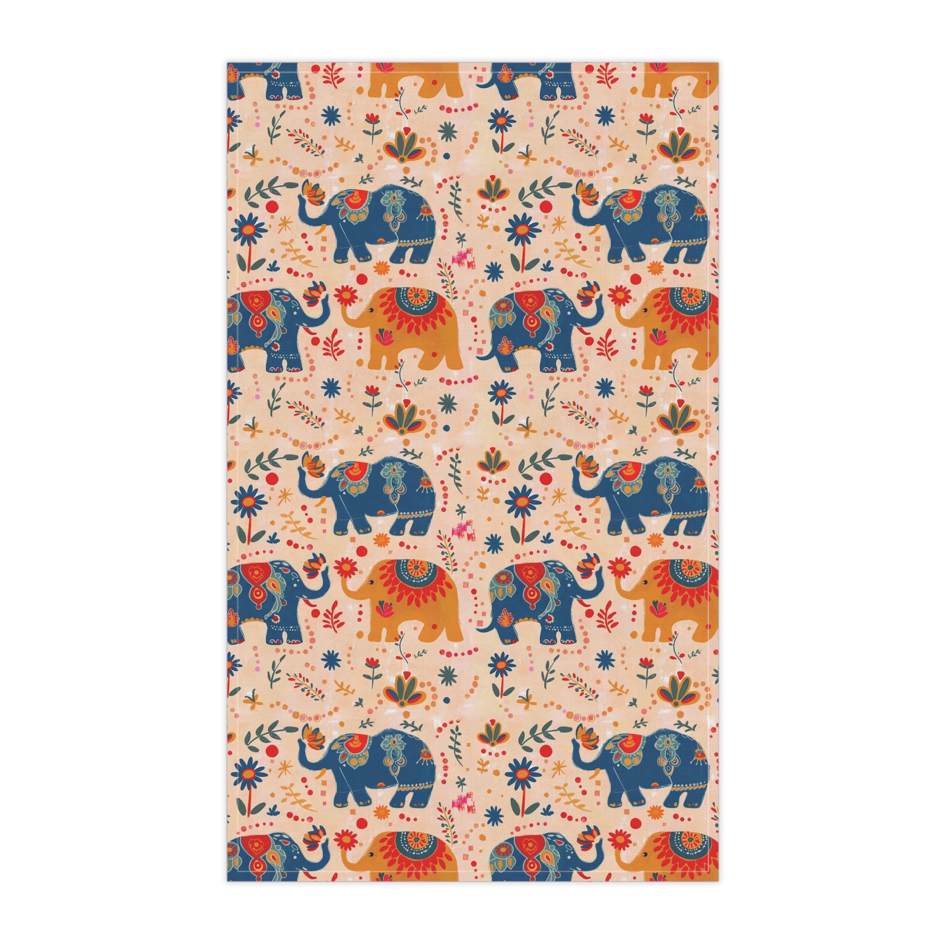 Lucky Elephants Kitchen Towel