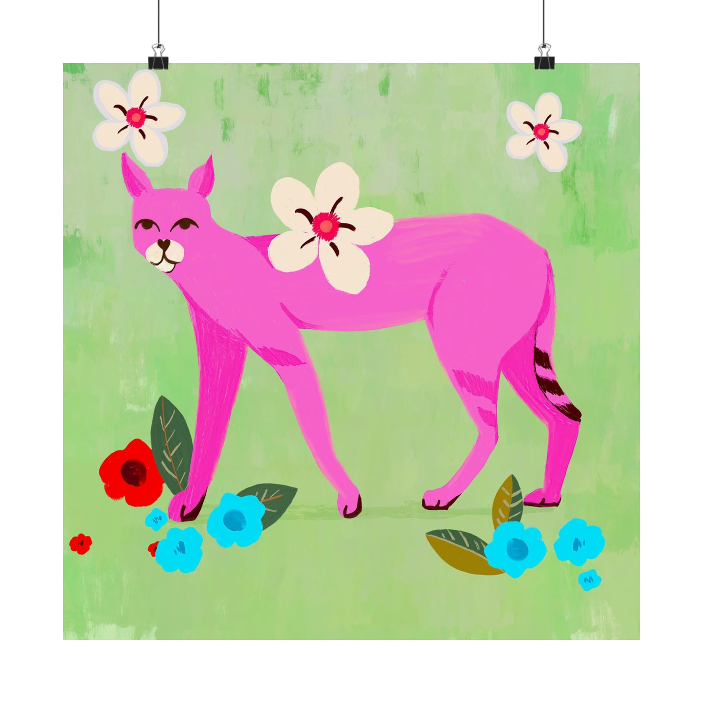 Regal Cat Matte Vertical Poster