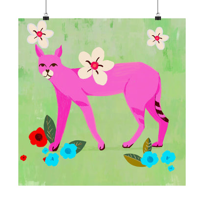 Regal Cat Matte Vertical Poster