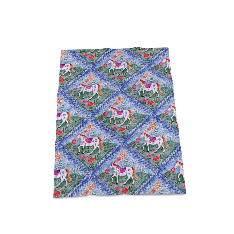 Tea Towel Horse Haven + Table Runner Horse Haven + Double Oven Glove Horse Haven