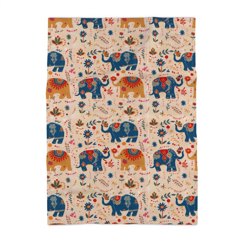 TEA TOWEL Happy Elephant