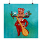 Stache Beats Matte Poster