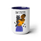 Two-Tone Coffee Mugs, 15oz, Cat Mom