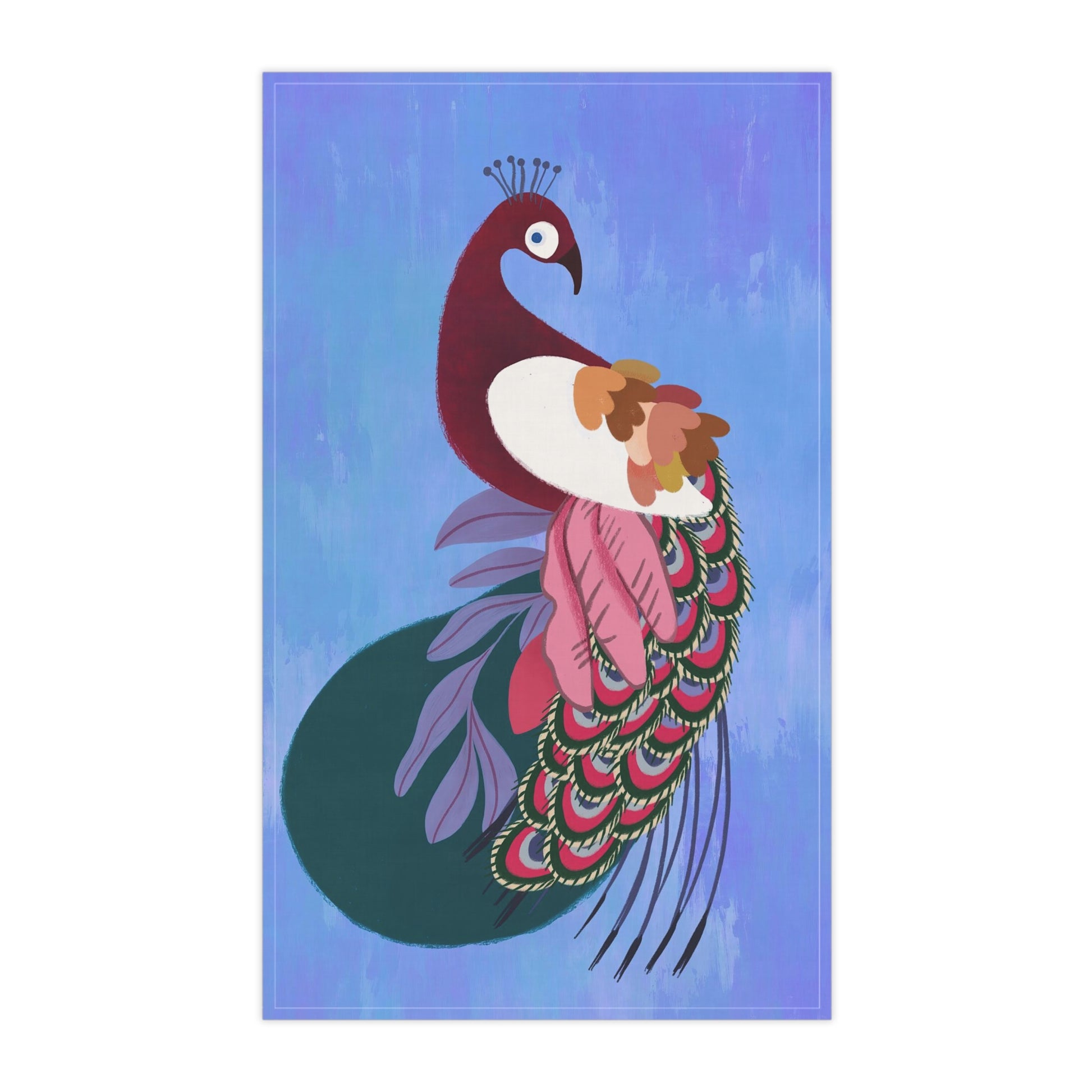 Peacock Kitchen Towel