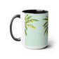 Two-Tone Coffee Mugs, 15oz, Go Bananas