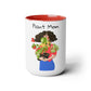 Two-Tone Coffee Mugs, 15oz, Plant Mom