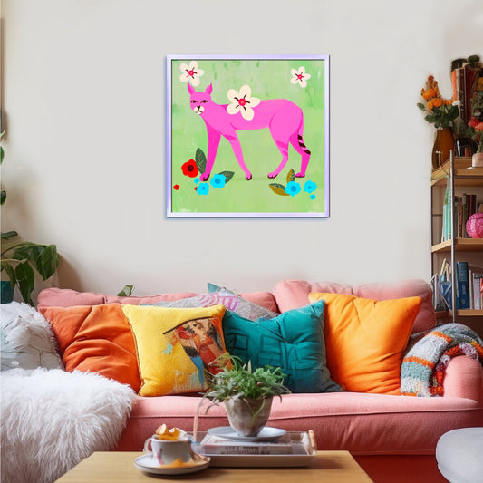 Regal Cat Matte Vertical Poster