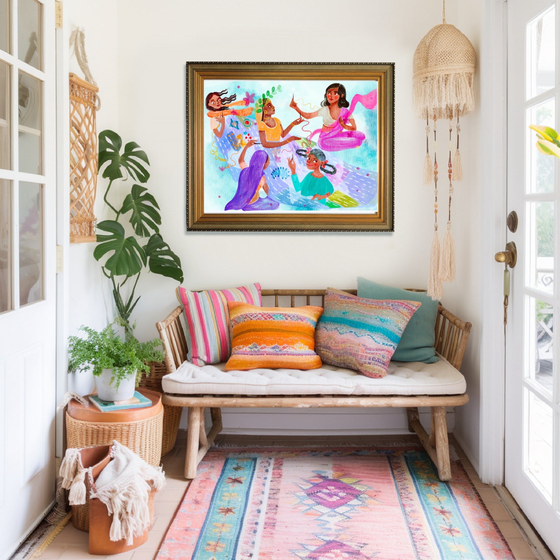 Kantha Cloth Matte Horizontal Poster