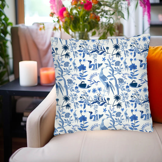 Designer Luxury Cushion Chinoiserie